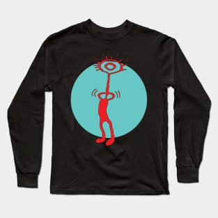 petroglyph red pet Long Sleeve T-Shirt